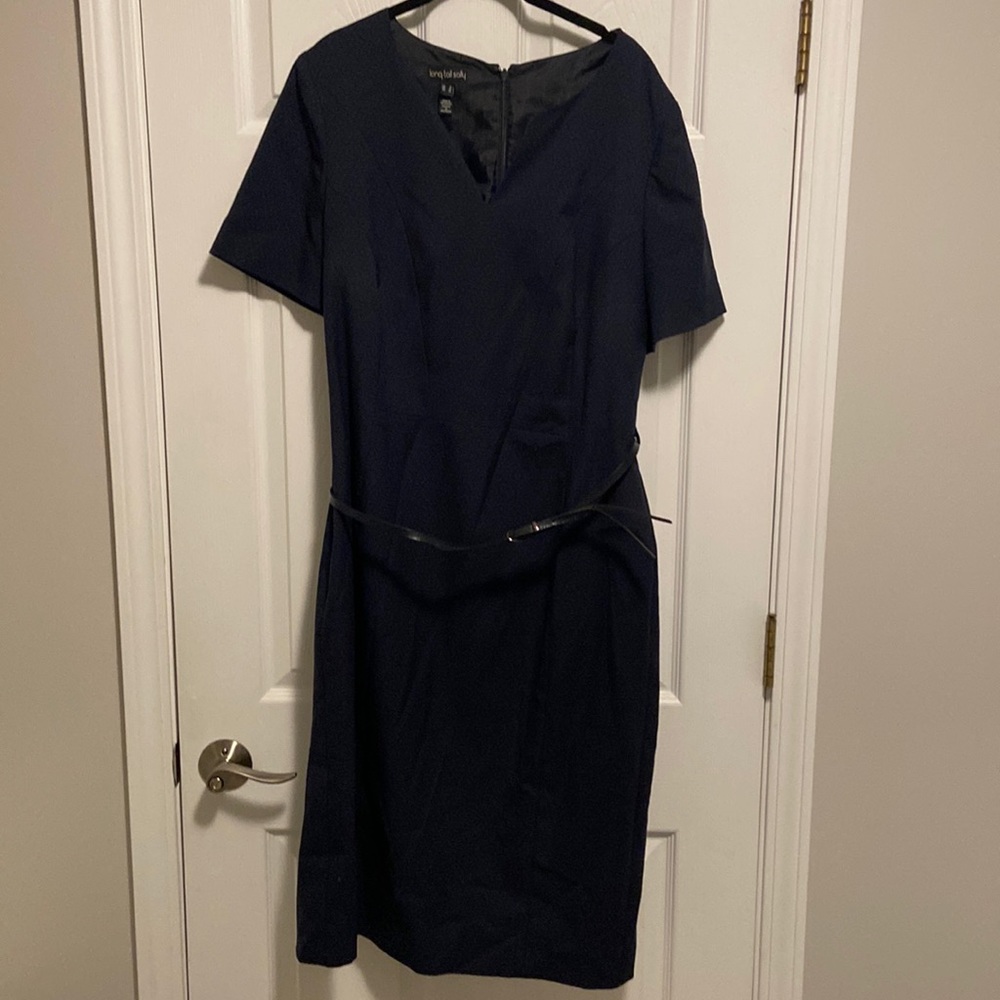 Long Tall Sally Dress Belted Suit Dress Tall 14